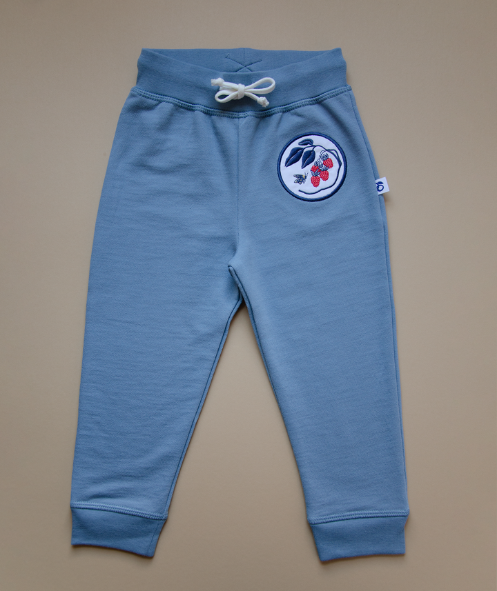 Organic Pima Cotton Sweatpants Bumblebee - Blue