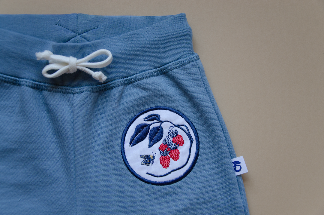 Organic Pima Cotton Sweatpants Bumblebee - Blue