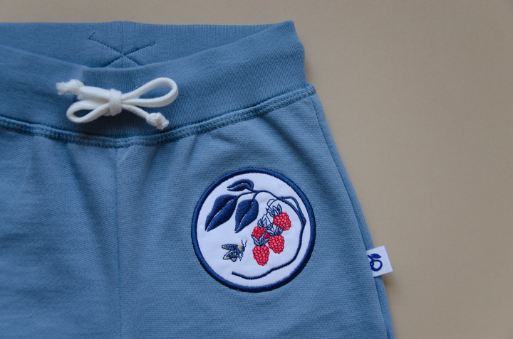 Organic Pima Cotton Sweatpants Bumblebee - Blue