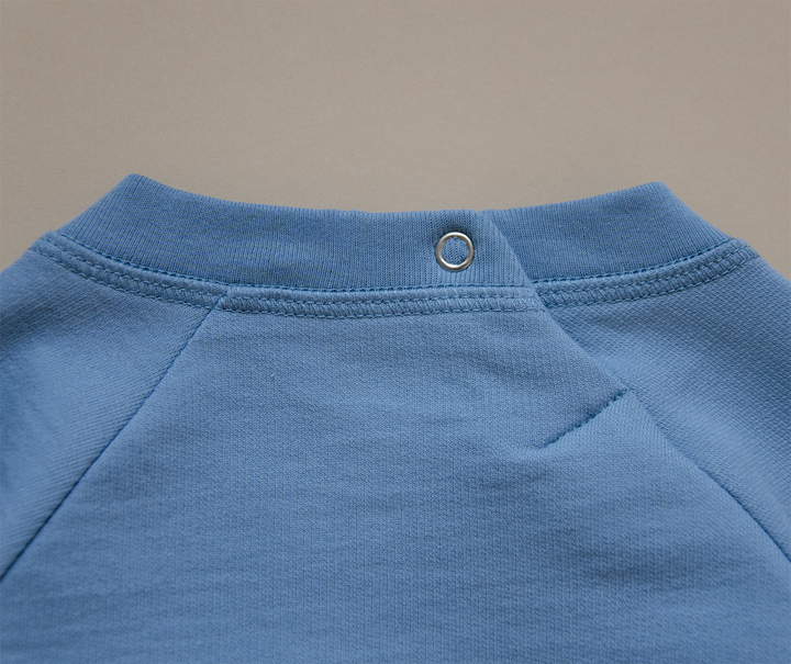 Organic Pima Cotton Sweatshirt Bumblebee - Blue