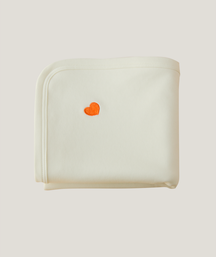 White Heart Blanket