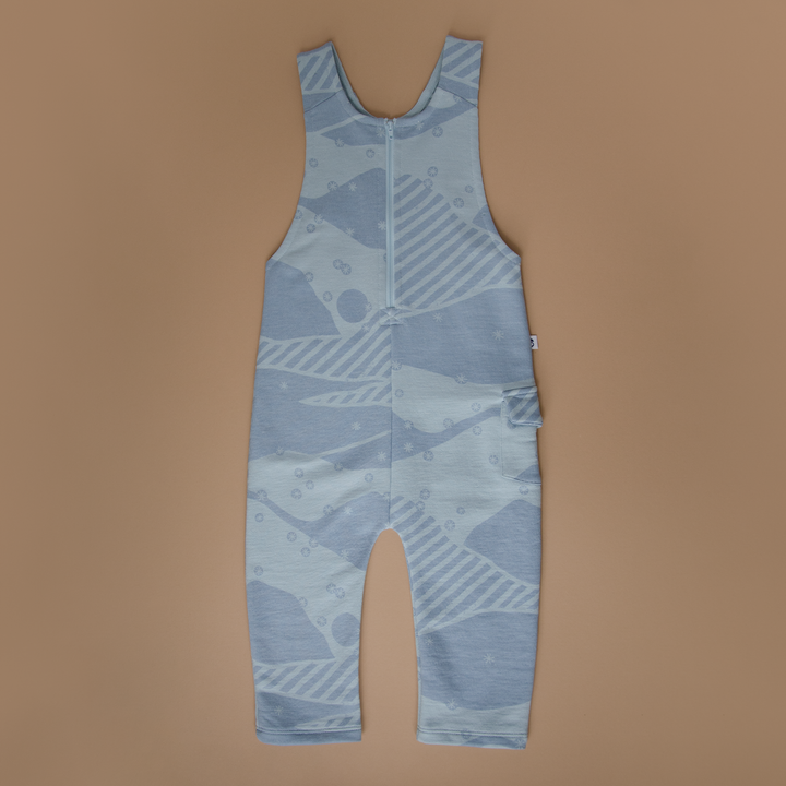 Organic Overall Snowy Andes - Blue