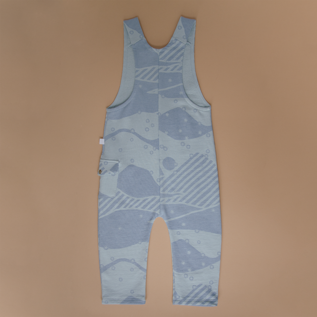 Organic Overall Snowy Andes - Blue