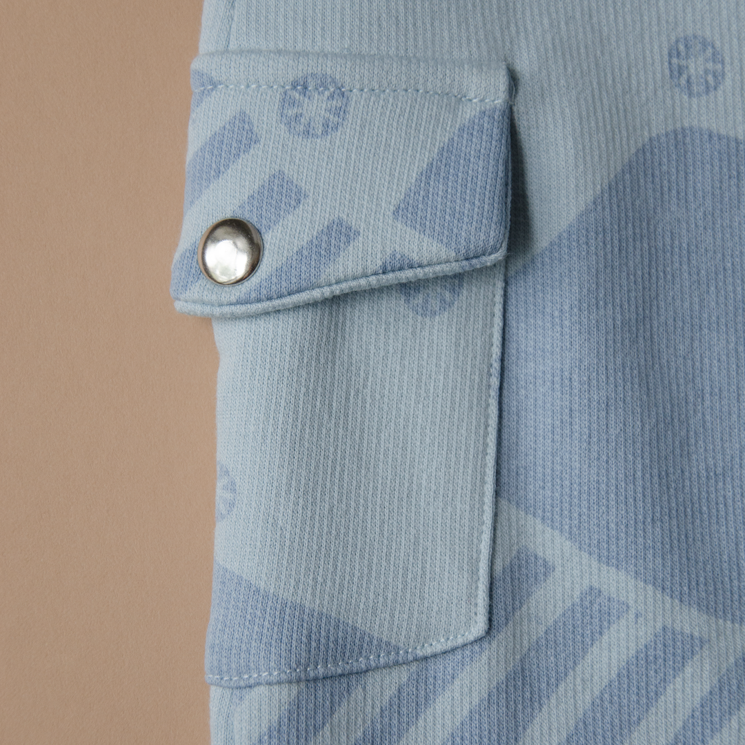 Organic Overall Snowy Andes - Blue