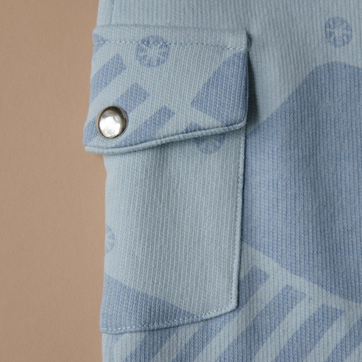 Organic Overall Snowy Andes - Blue