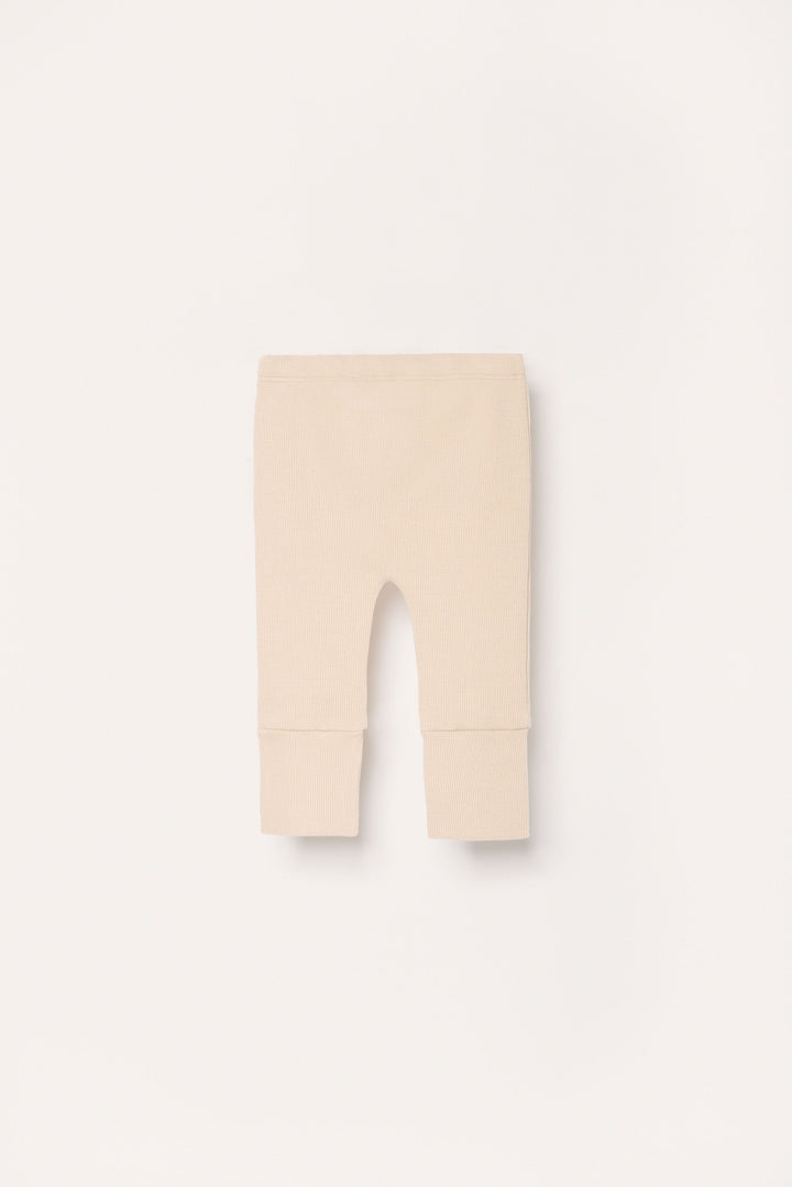 Pantalon bébé côtelé sable