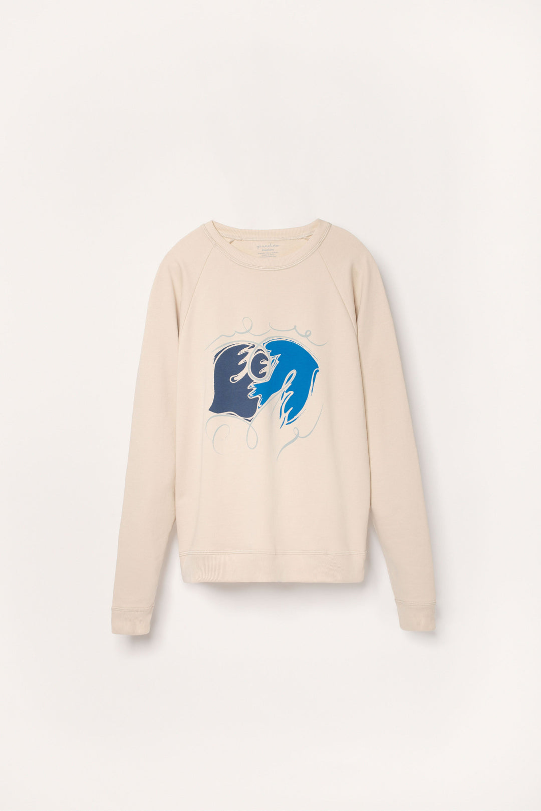 Sweat adulte avec oiseaux bleus