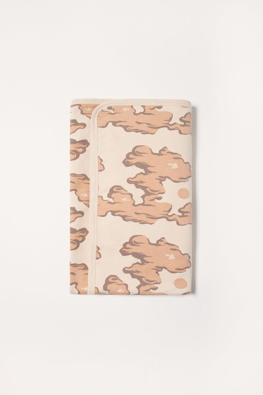 Couverture pour bébé avec des nuages roses