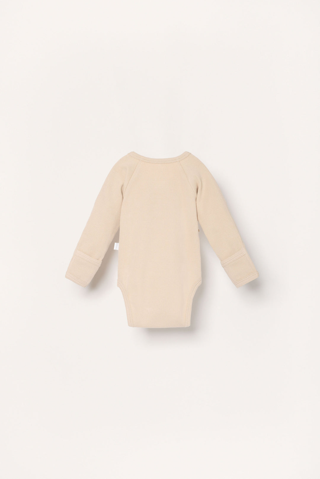 Gerippter Sandkimono-Babybody