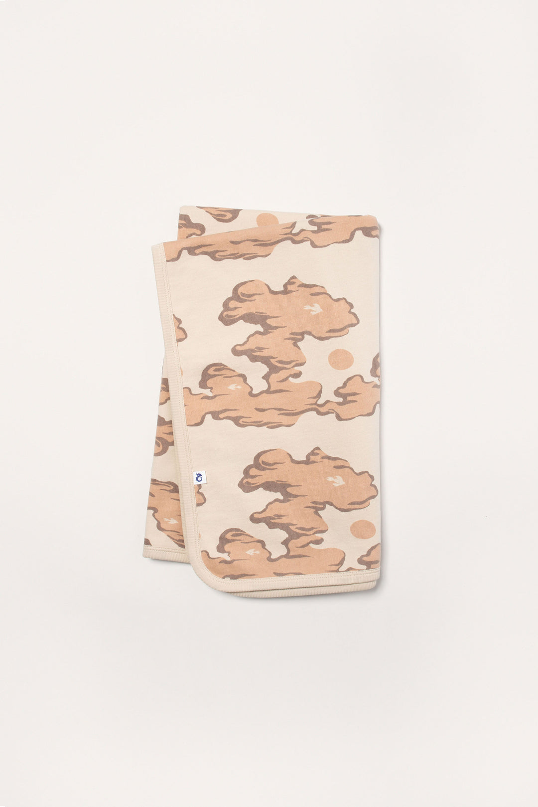 Couverture pour bébé avec des nuages roses